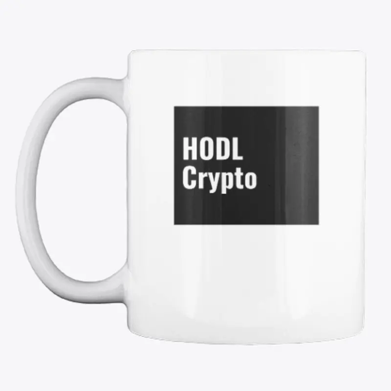 	HODL Crypto White Oswald in Black Box