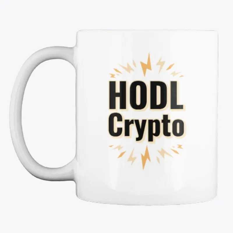 HODL Crypto Electric Burst