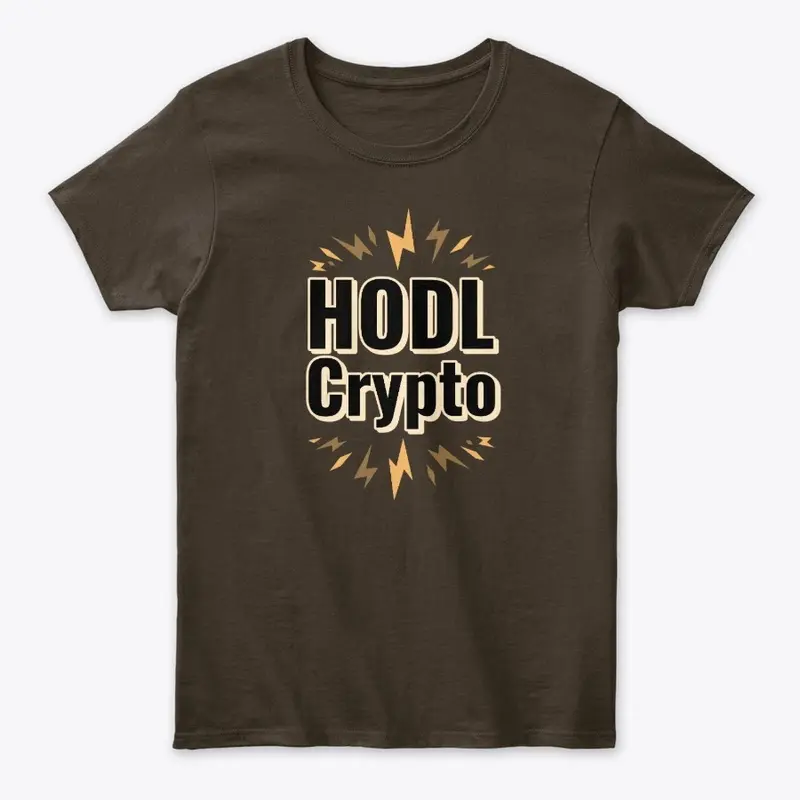 HODL Crypto Electric Burst